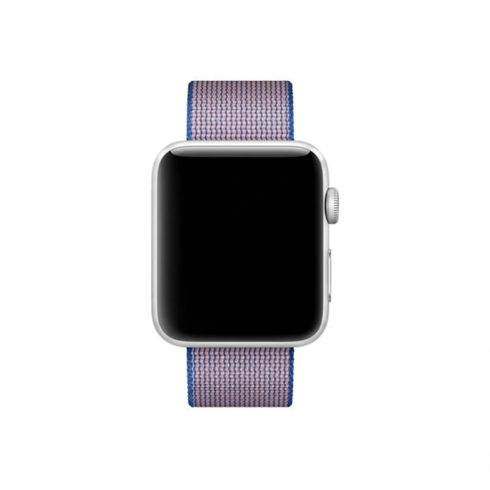 Apple Watch 42mm Woven Nylon Band, Royal Blue
